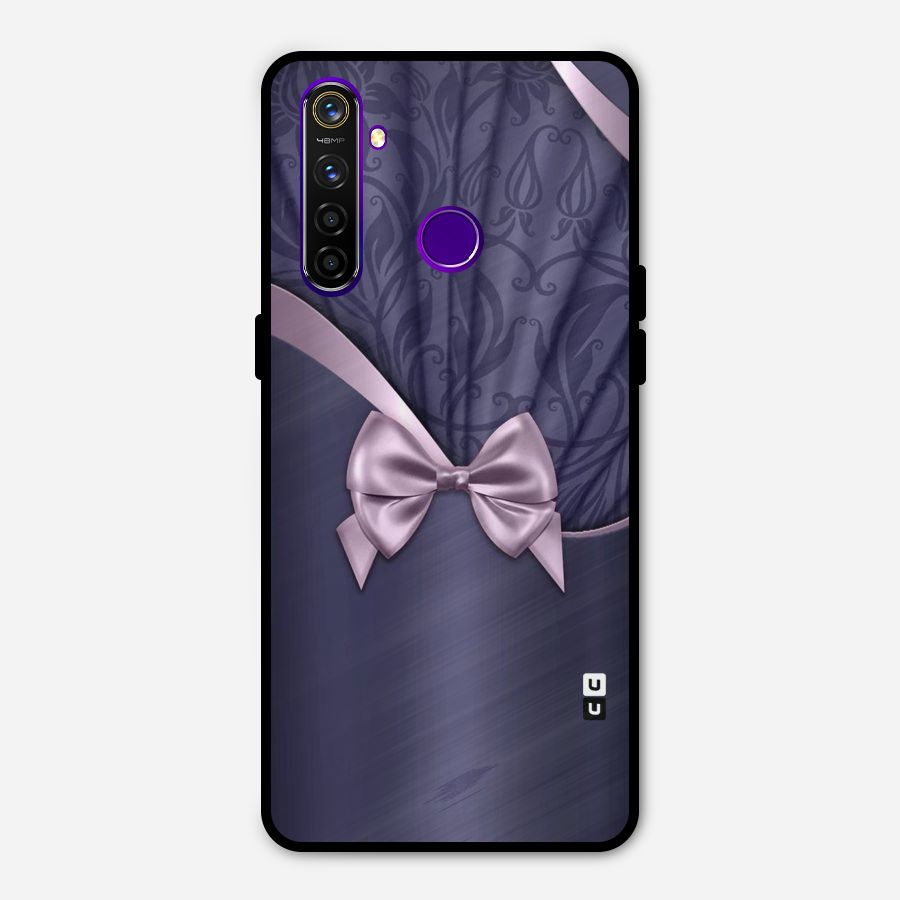 Pink Ribbon Metal Back Case for Realme 5 Pro