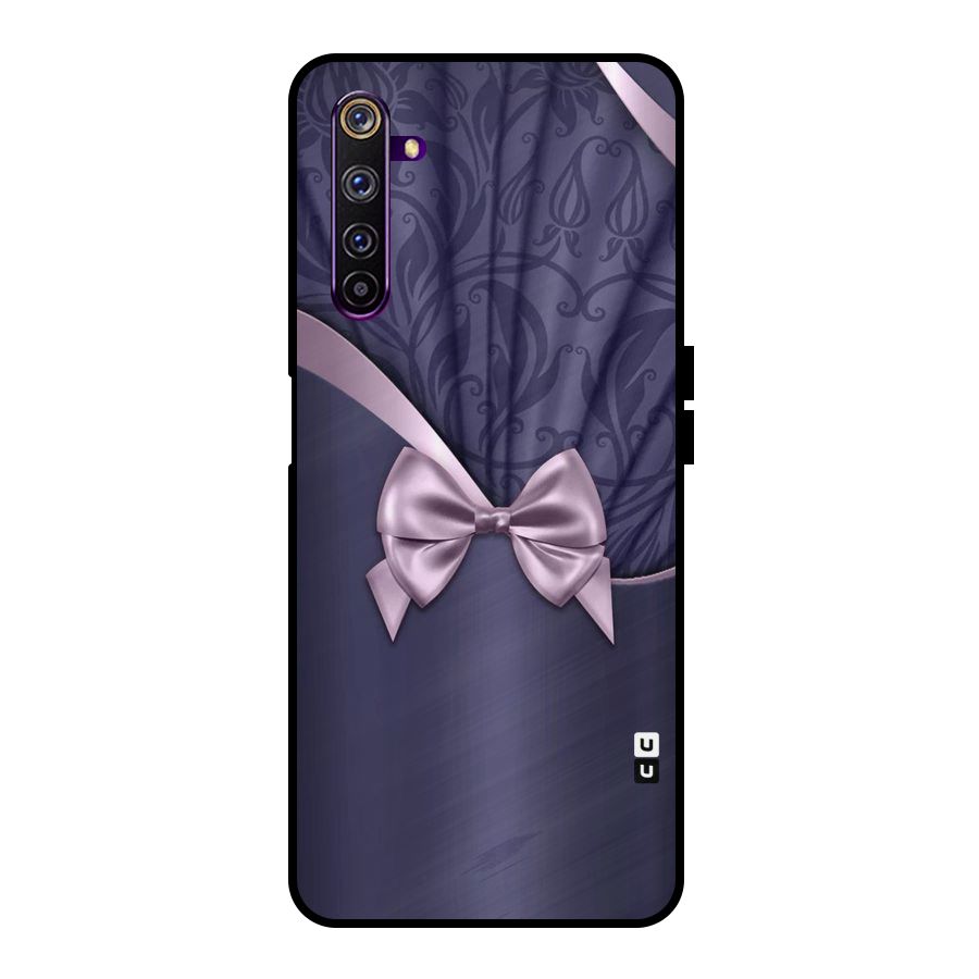 Pink Ribbon Metal Back Case for Realme 6 Pro