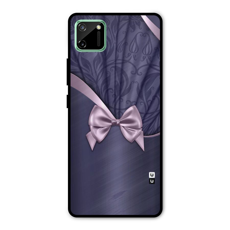 Pink Ribbon Metal Back Case for Realme C11