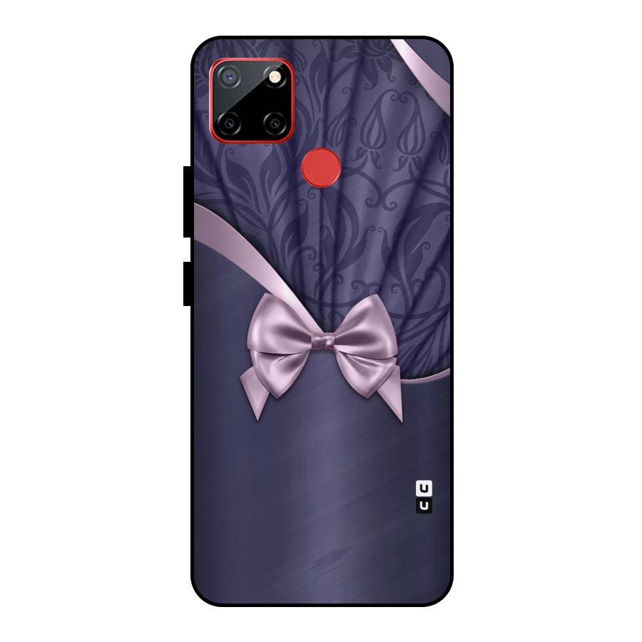 Pink Ribbon Metal Back Case for Realme C12