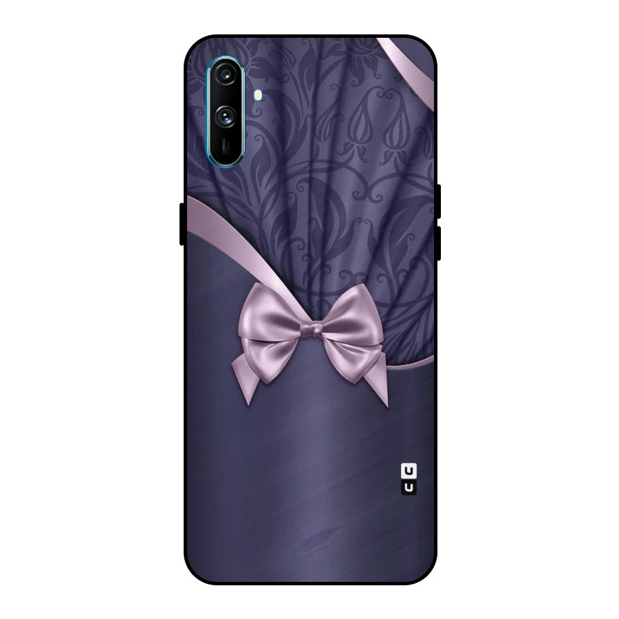 Pink Ribbon Metal Back Case for Realme C3