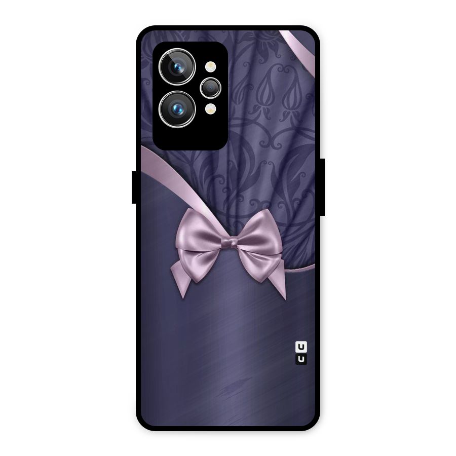 Pink Ribbon Metal Back Case for Realme GT2 Pro