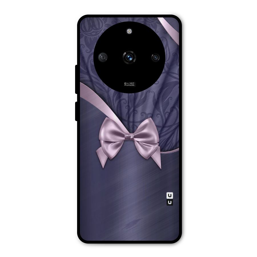 Pink Ribbon Metal Back Case for Realme Narzo 60 5G