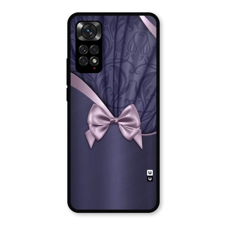 Pink Ribbon Metal Back Case for Redmi Note 11s