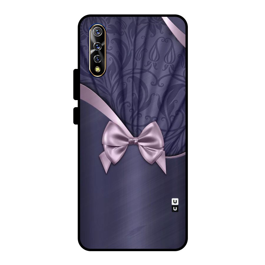 Pink Ribbon Metal Back Case for Vivo S1