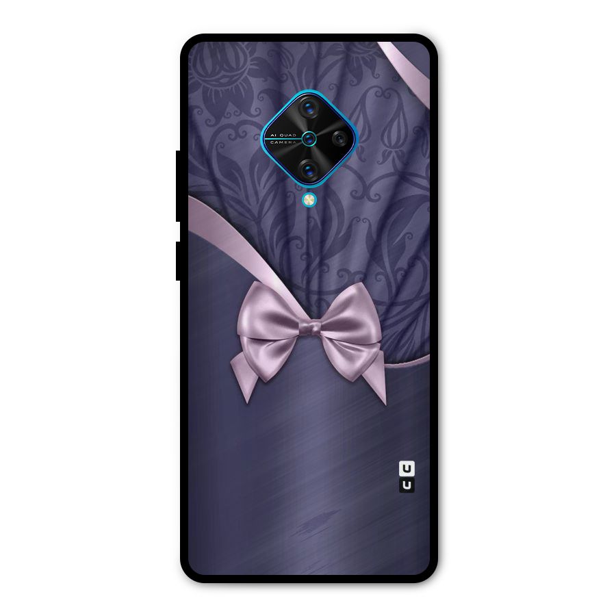 Pink Ribbon Metal Back Case for Vivo S1 Pro