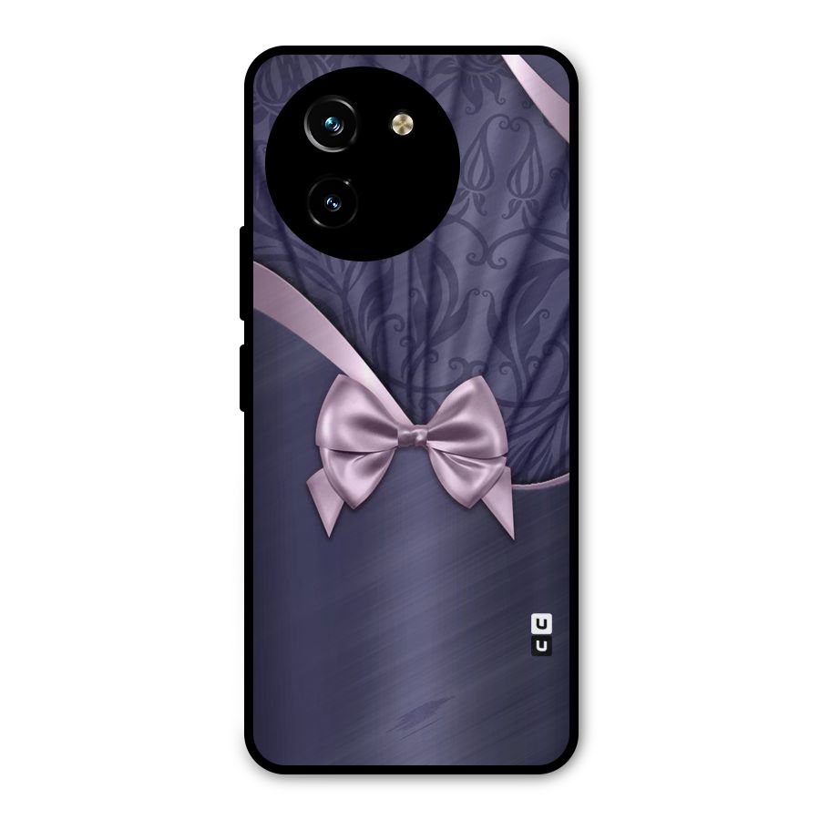 Pink Ribbon Metal Back Case for Vivo T3x
