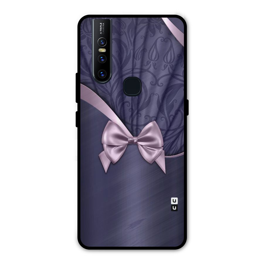 Pink Ribbon Metal Back Case for Vivo V15