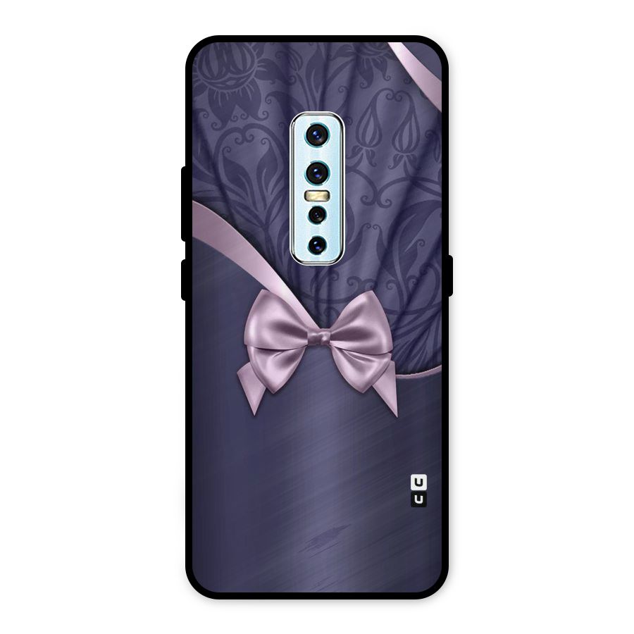 Pink Ribbon Metal Back Case for Vivo V17 Pro