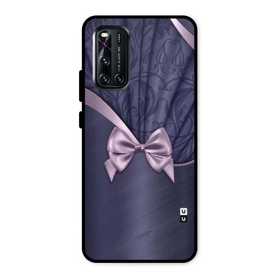 Pink Ribbon Metal Back Case for Vivo V19
