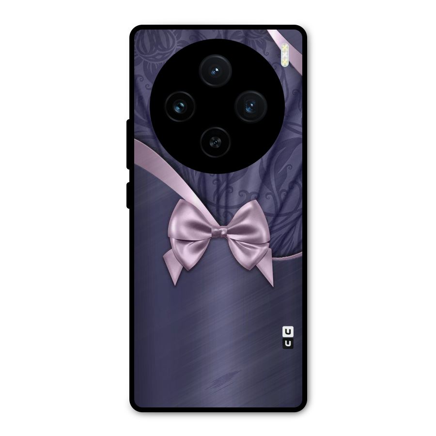 Pink Ribbon Metal Back Case for Vivo X100