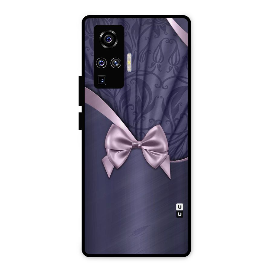 Pink Ribbon Metal Back Case for Vivo X50 Pro