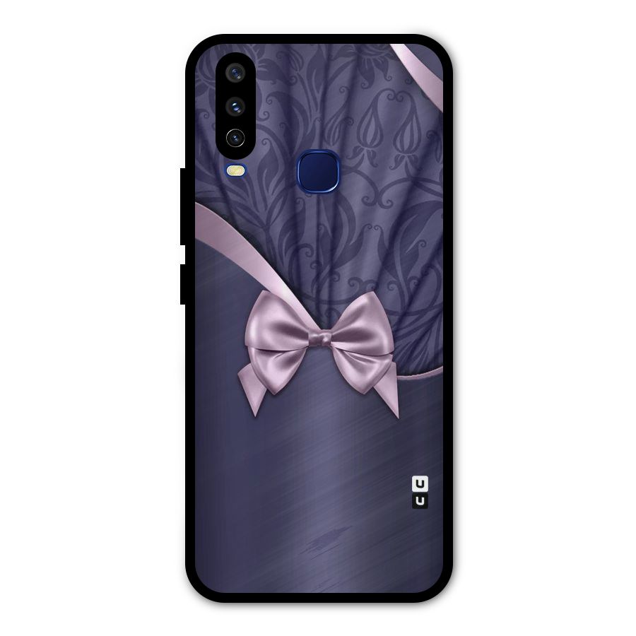Pink Ribbon Metal Back Case for Vivo Y15