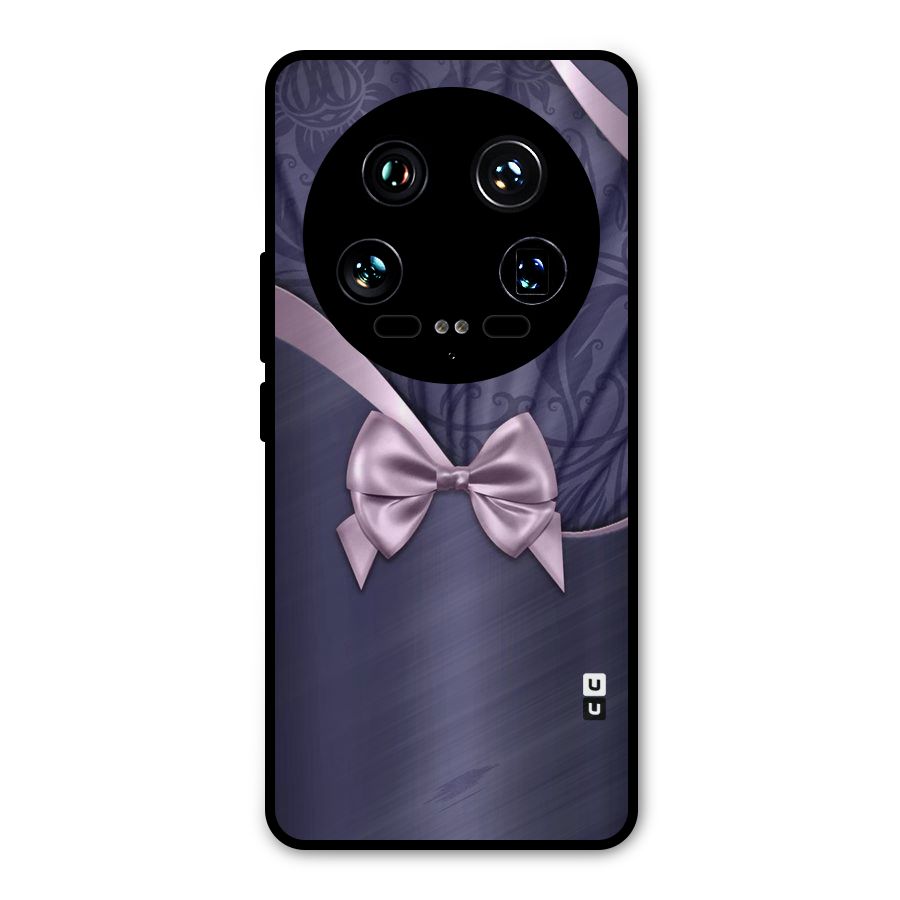 Pink Ribbon Metal Back Case for Xiaomi 14 Ultra