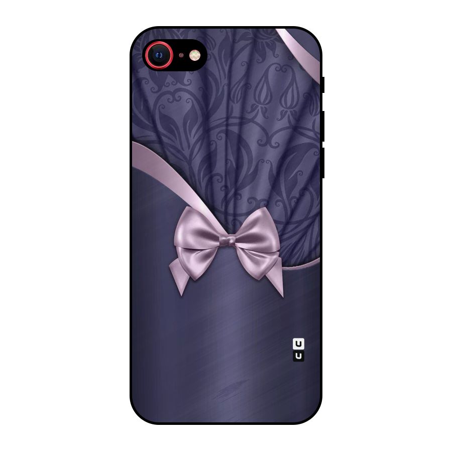 Pink Ribbon Metal Back Case for iPhone 7