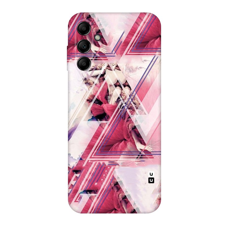 Pink Rose Abstract Original Polycarbonate Back Case for Galaxy A14 5G