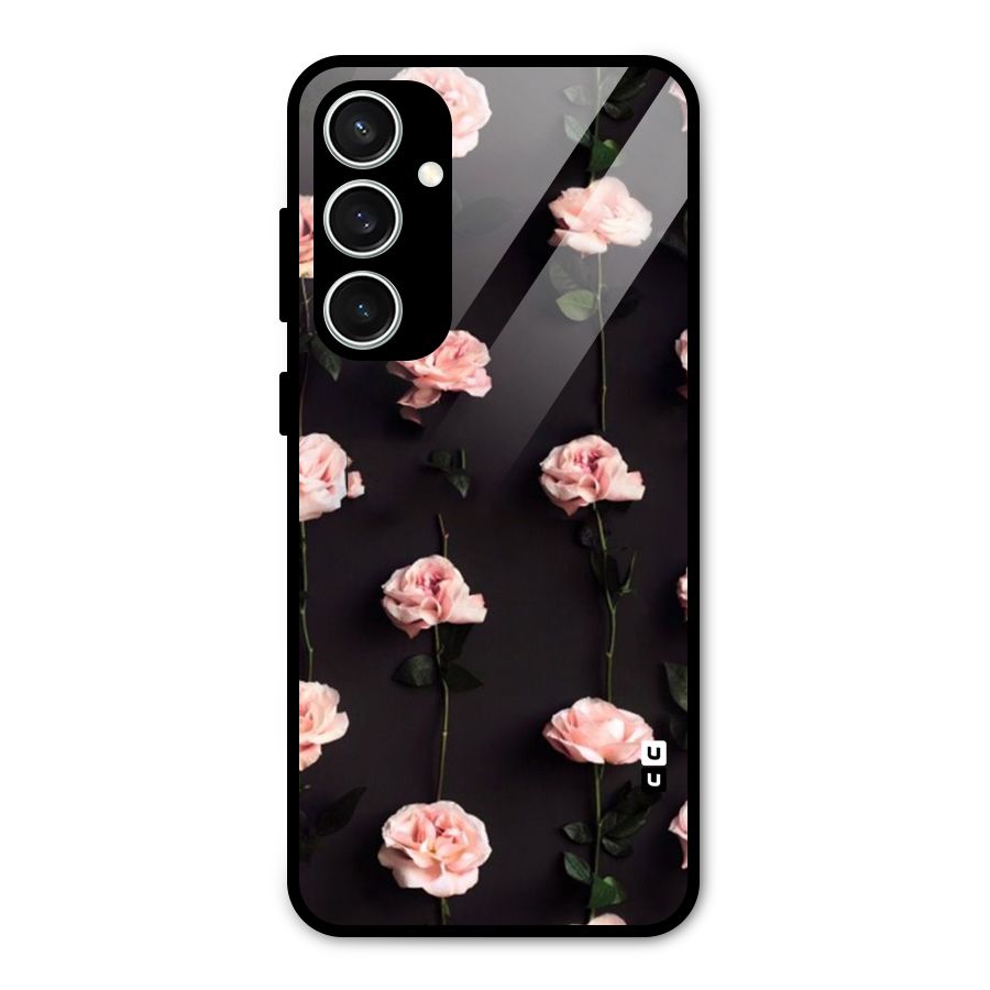 Pink Roses Glass Back Case for Galaxy S23 FE