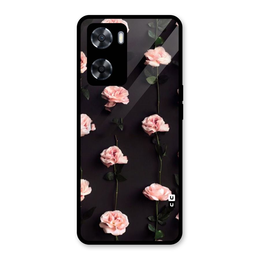 Pink Roses Glass Back Case for OnePlus Nord N20 SE