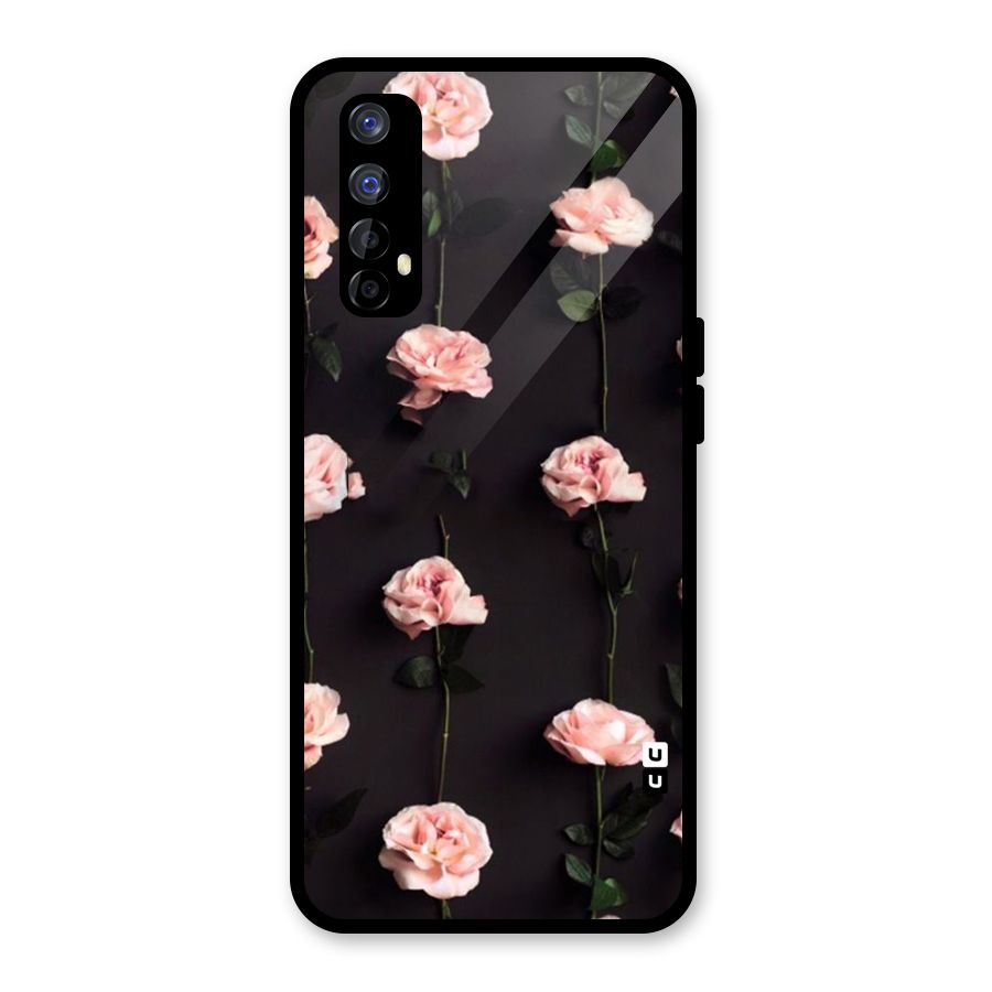 Pink Roses Glass Back Case for Realme 7