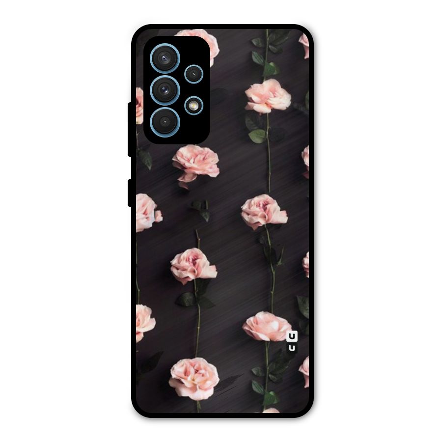 Pink Roses Metal Back Case for Galaxy A32
