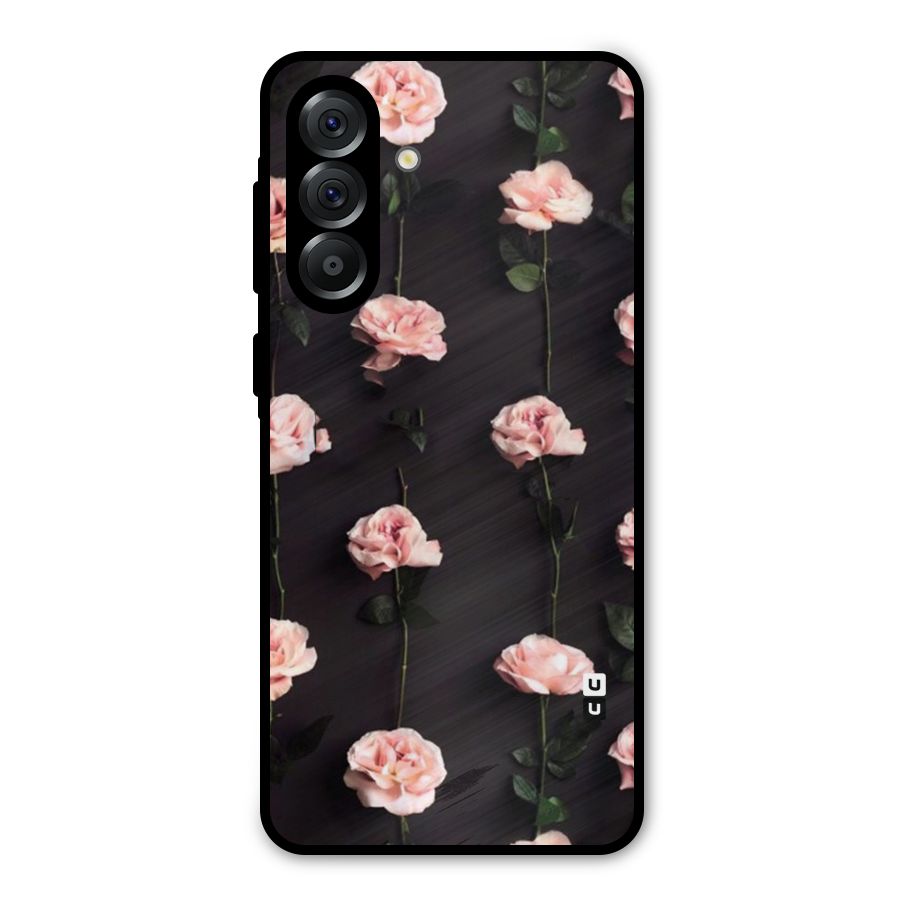 Pink Roses Metal Back Case for Galaxy A56