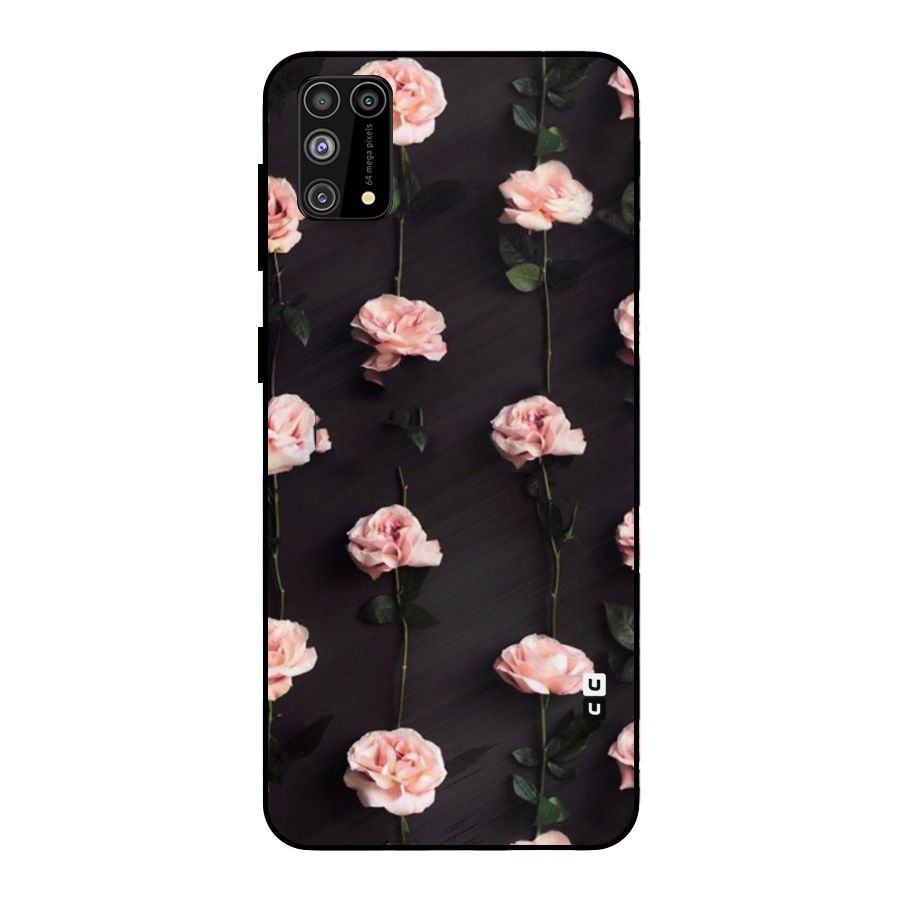 Pink Roses Metal Back Case for Galaxy F41