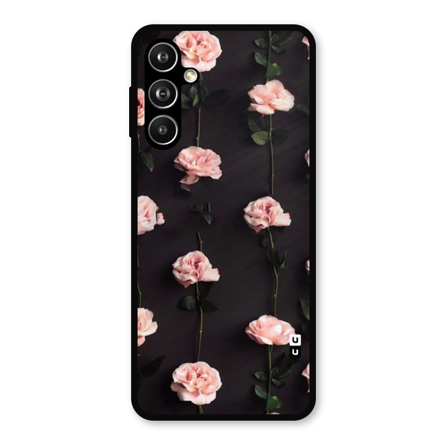 Pink Roses Metal Back Case for Galaxy F54