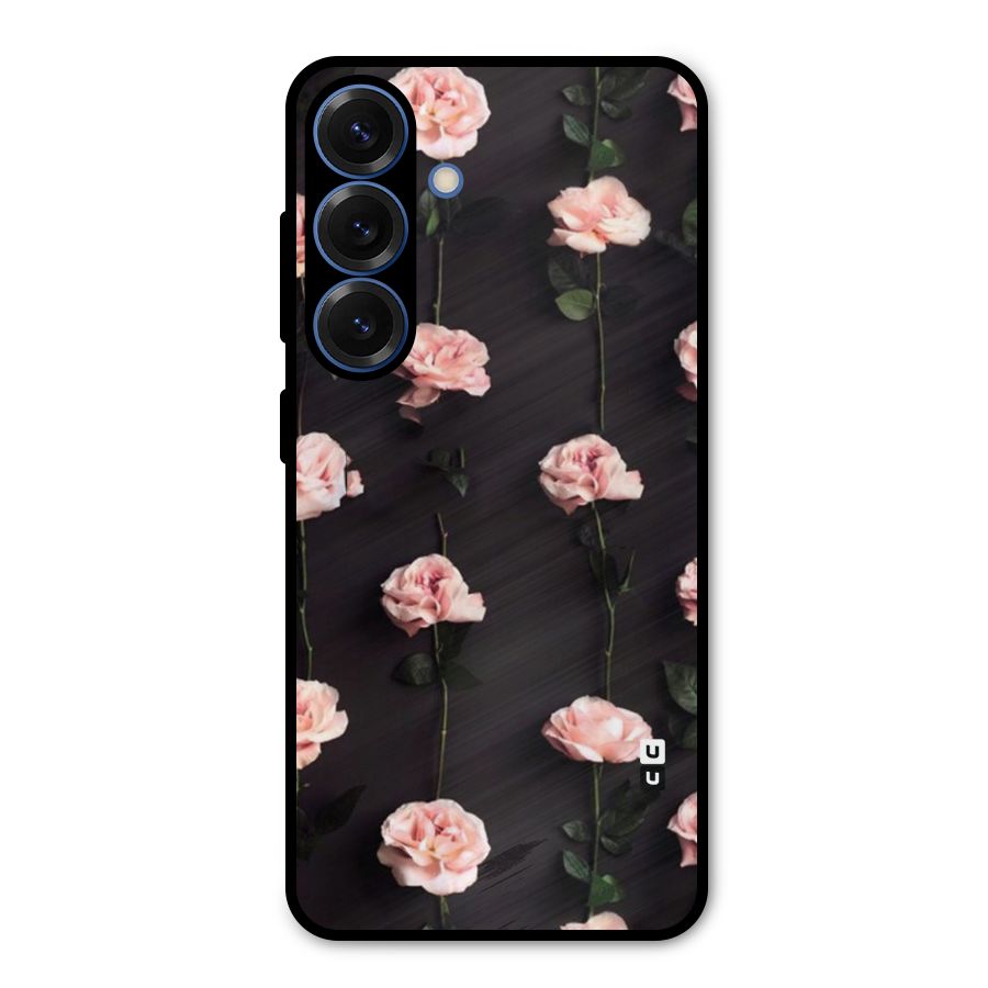 Pink Roses Metal Back Case for Galaxy S25