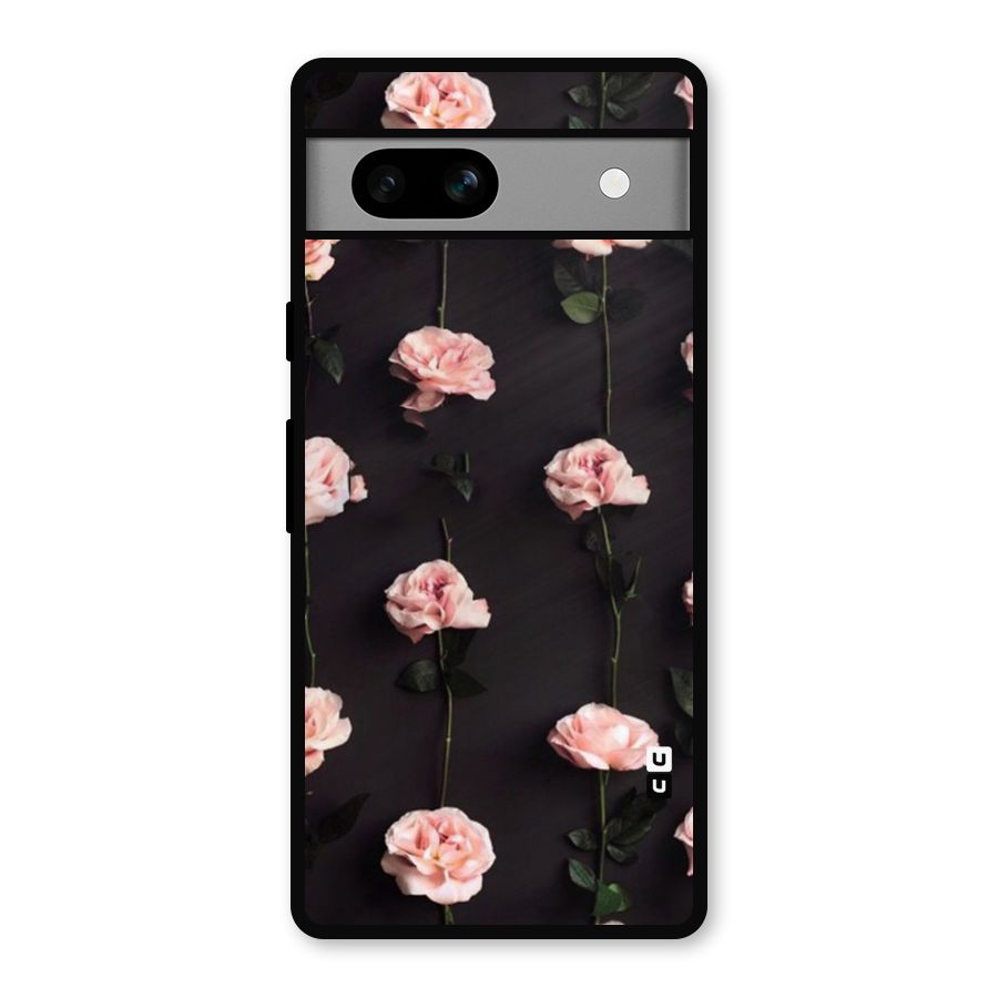 Pink Roses Metal Back Case for Google Pixel 7a