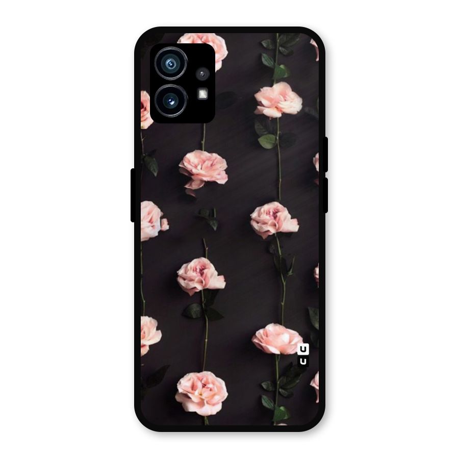 Pink Roses Metal Back Case for Nothing Phone 1