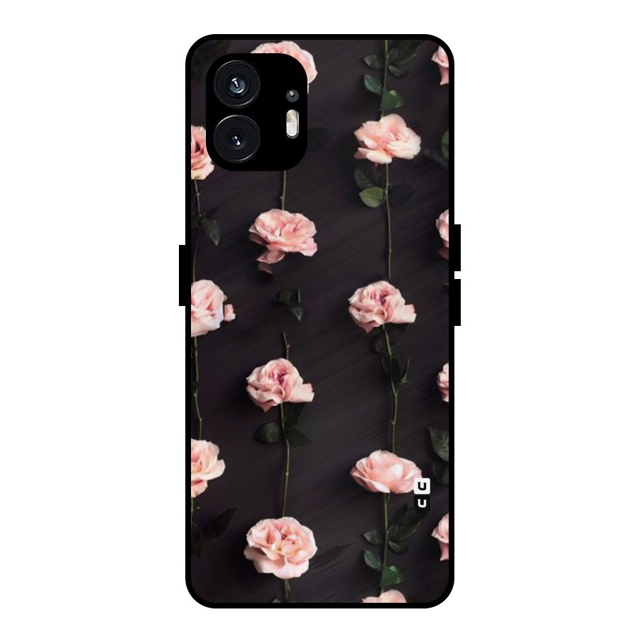 Pink Roses Metal Back Case for Nothing Phone 2