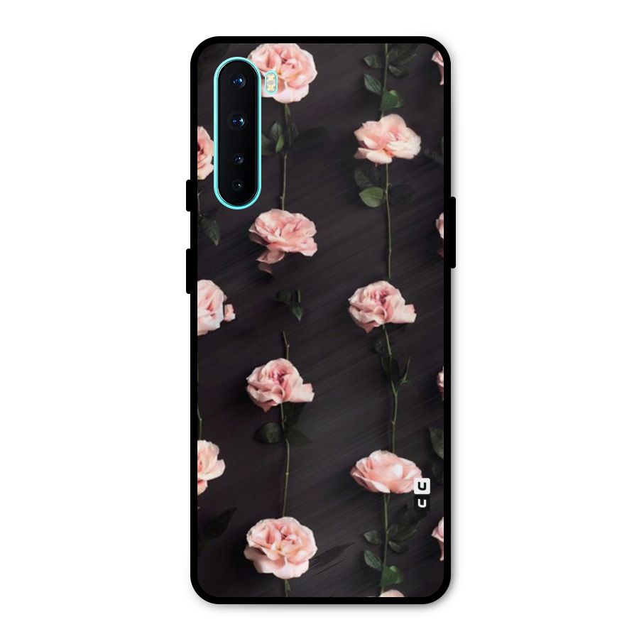 Pink Roses Metal Back Case for OnePlus Nord
