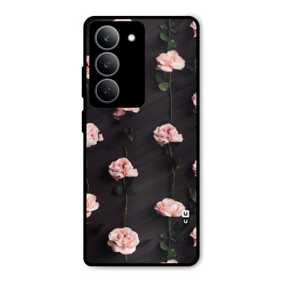 Pink Roses Metal Back Case for Realme 14x
