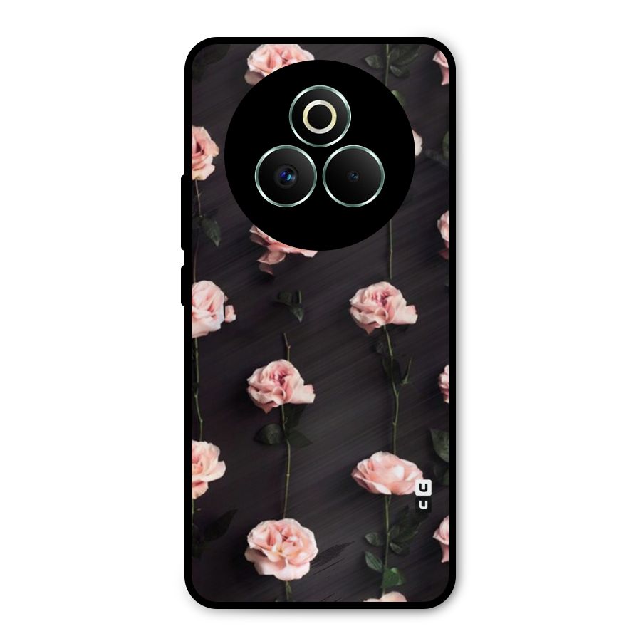 Pink Roses Metal Back Case for Realme P3 Pro
