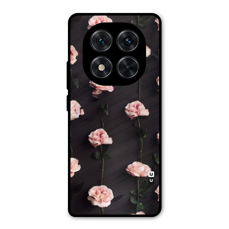 Pink Roses Metal Back Case for Redmi Note 14 Pro 5G