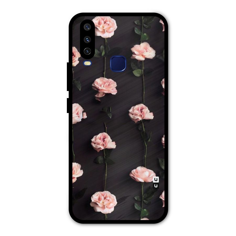Pink Roses Metal Back Case for Vivo V17