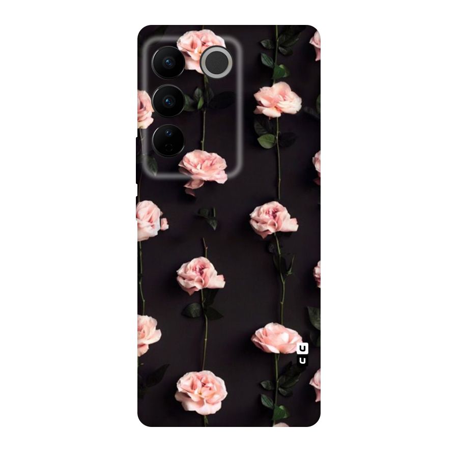 Pink Roses Original Polycarbonate Back Case for Vivo V27