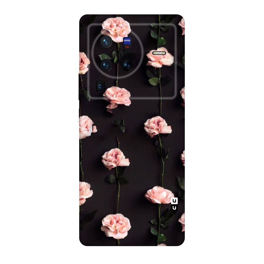 Pink Roses Original Polycarbonate Back Case for Vivo X80