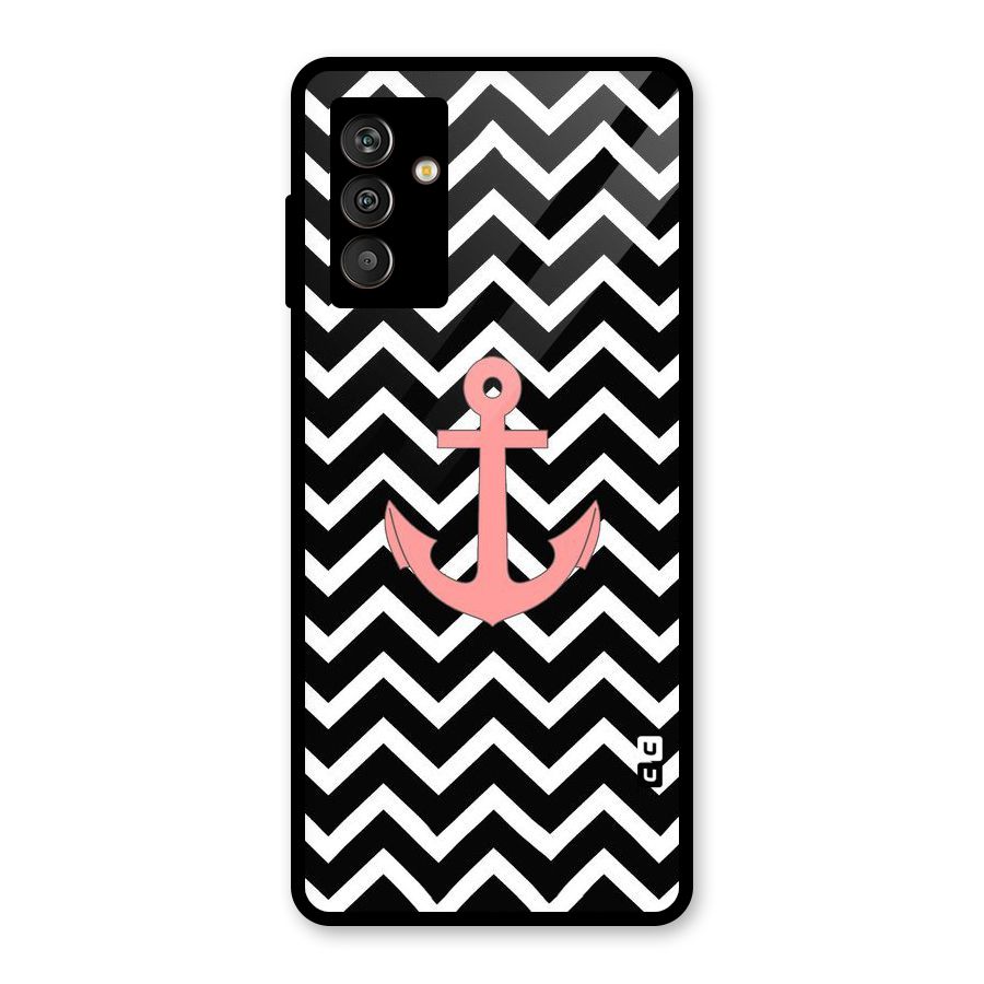 Pink Sailor Glass Back Case for Galaxy M13