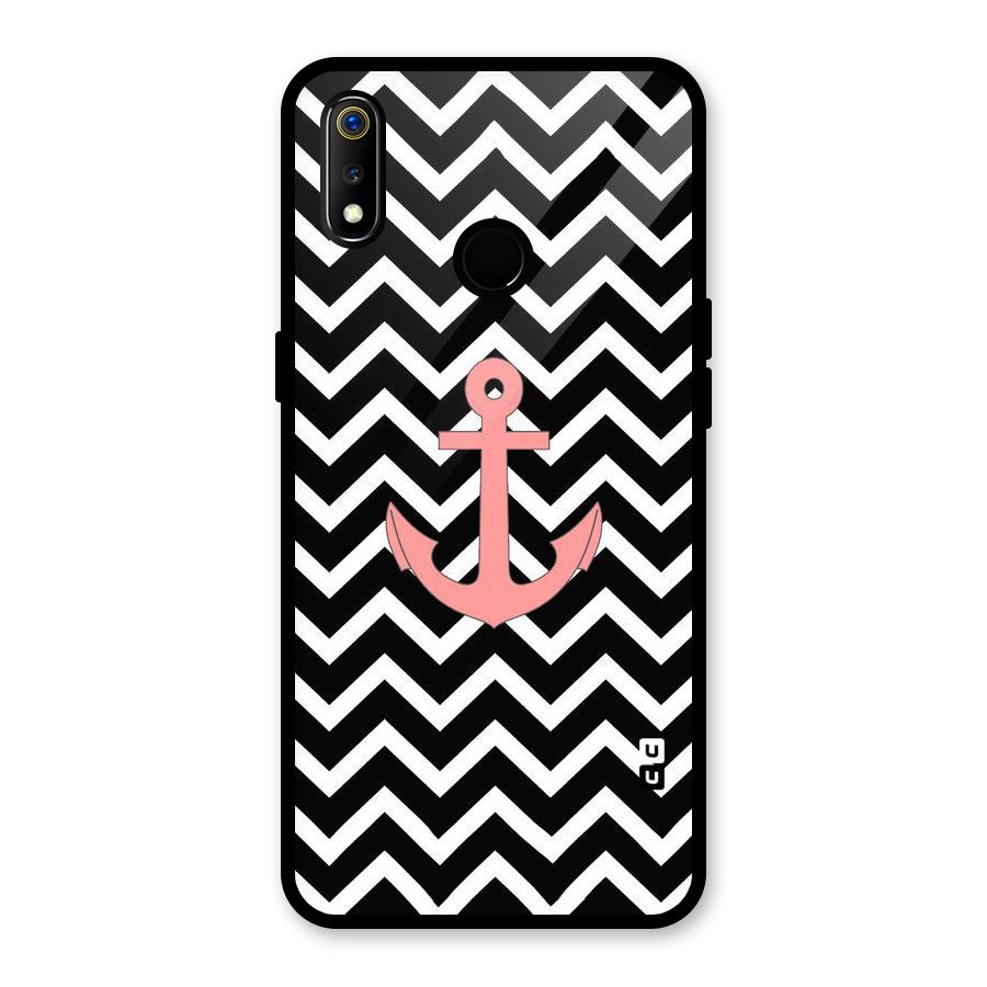 Pink Sailor Glass Back Case for Realme 3