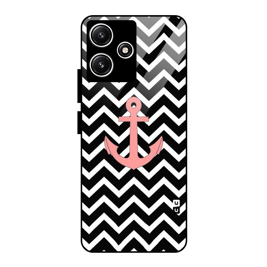 Pink Sailor Glass Back Case for Redmi 12 5G
