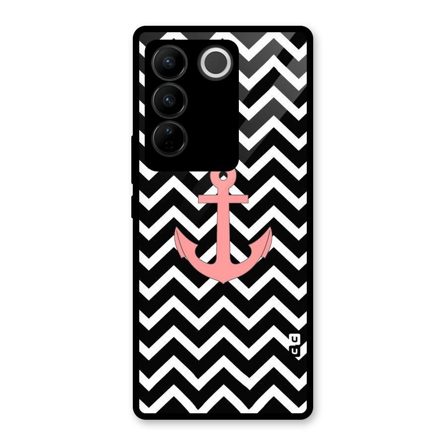 Pink Sailor Glass Back Case for Vivo V27