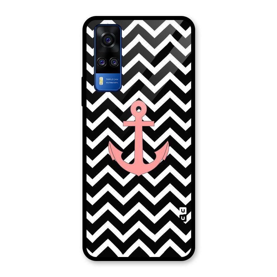 Pink Sailor Glass Back Case for Vivo Y31