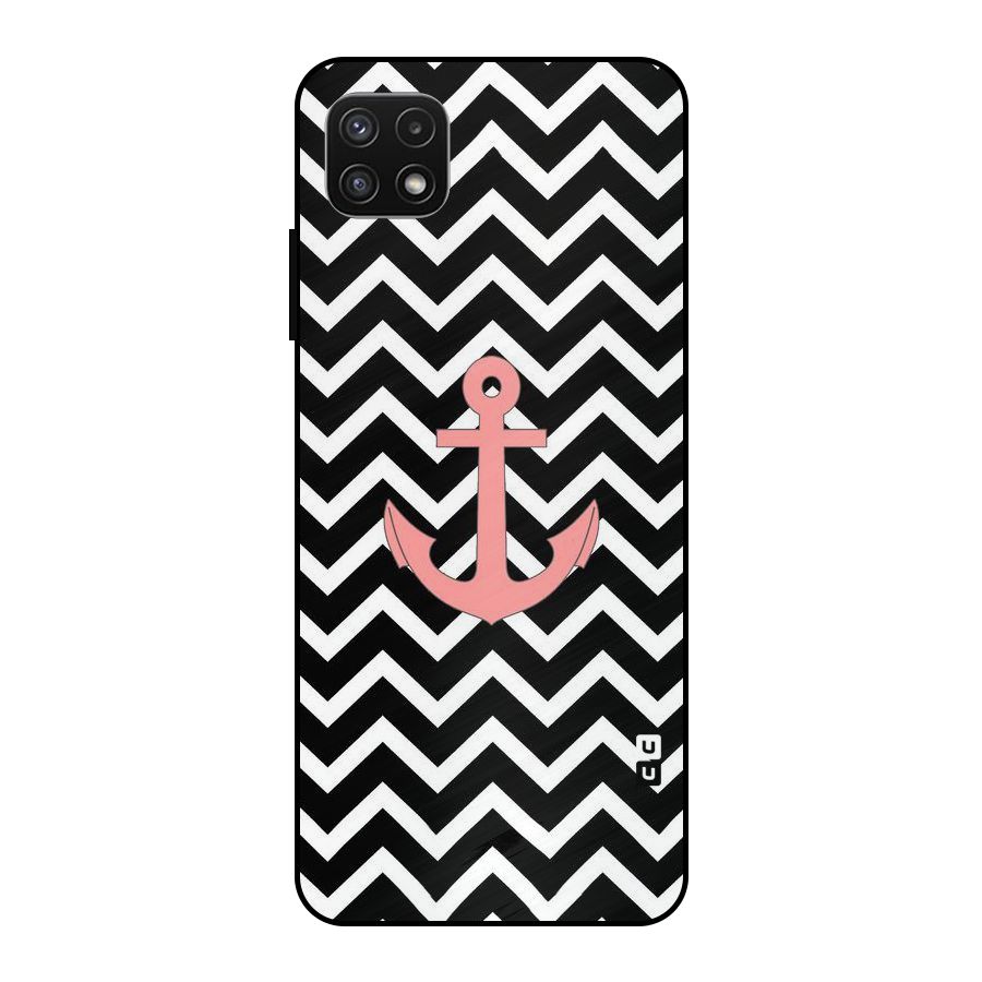 Pink Sailor Metal Back Case for Galaxy A22 5G
