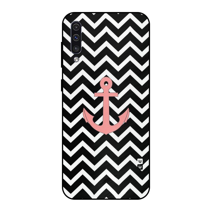 Pink Sailor Metal Back Case for Galaxy A30s