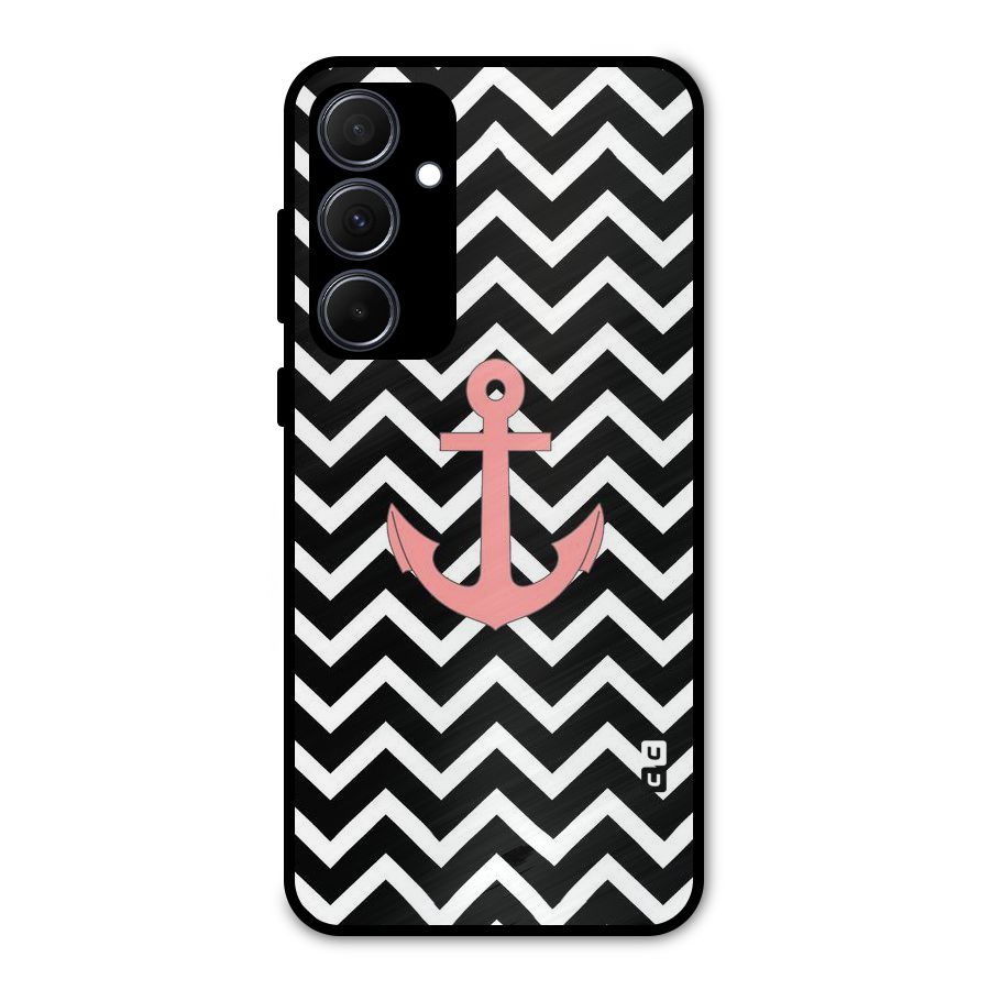 Pink Sailor Metal Back Case for Galaxy A35