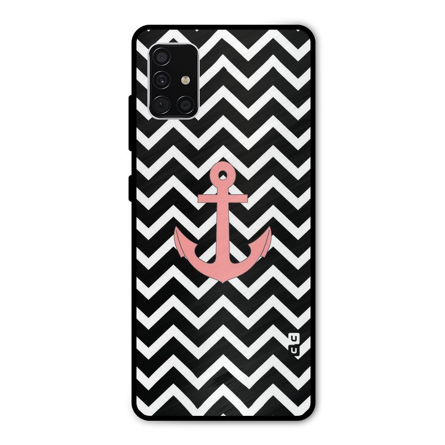Pink Sailor Metal Back Case for Galaxy A51