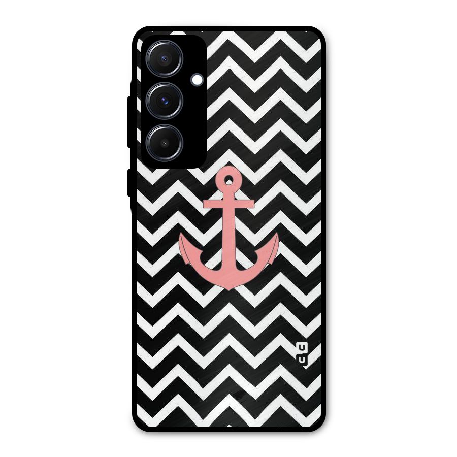 Pink Sailor Metal Back Case for Galaxy A55