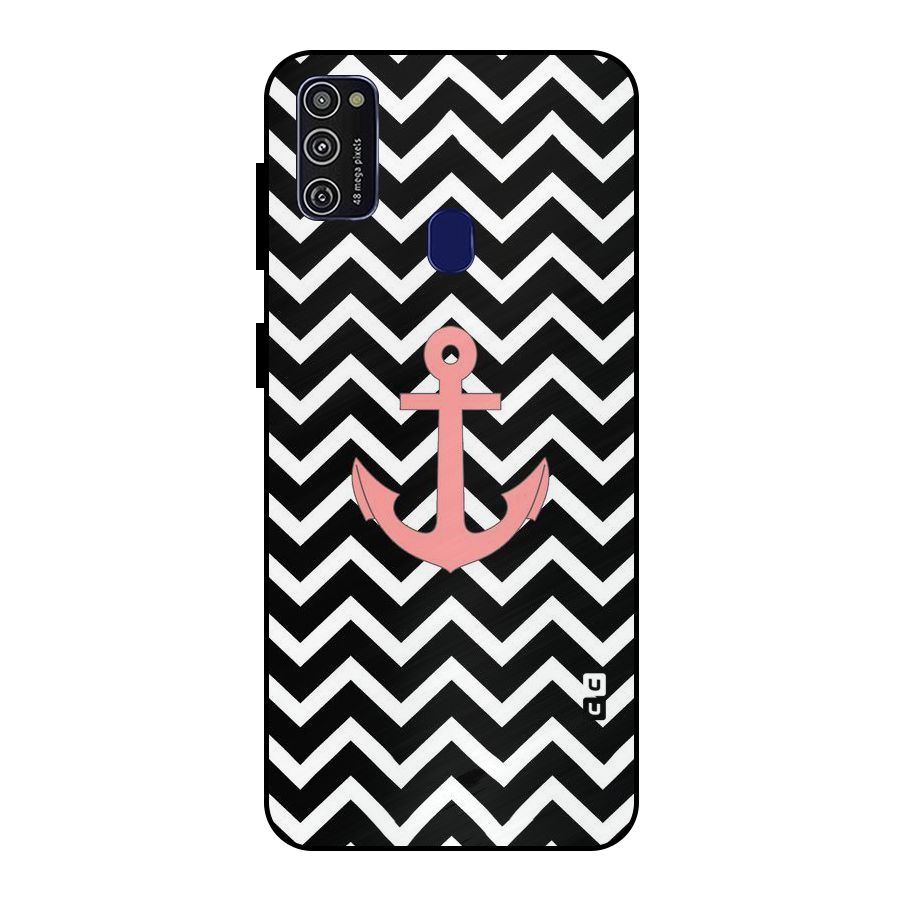Pink Sailor Metal Back Case for Galaxy M30s