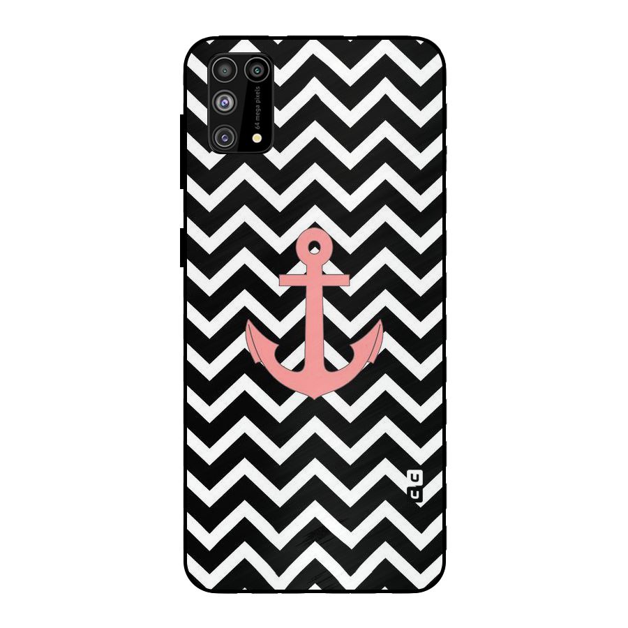 Pink Sailor Metal Back Case for Galaxy M31